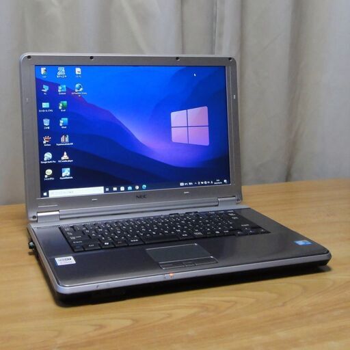 特価！美品 高速ノートPC 15.6インチ「NEC PC-VY25AEZ78」Core 2 Duo メモリー4GB SSD 240GB（新品） Win10 pro Office 2019 pro 搭載 DVD-RW WiFi装備。