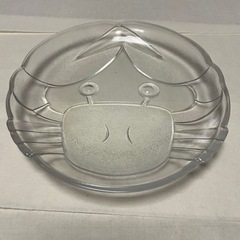 ガラス皿　蟹　4枚組