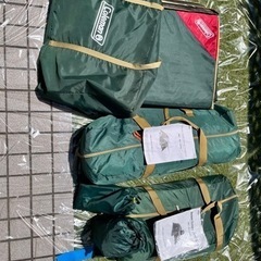 コールマンテント、スクリーンキャノピー他セット
