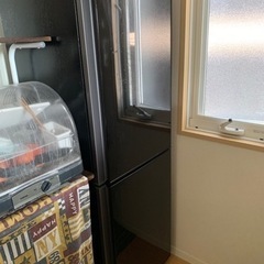 【取引中】三菱ノンフロン冷凍冷蔵庫（ブラック）