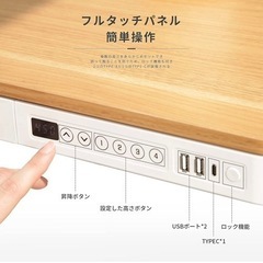 【美品】電動スタンディングデスク　引出し付き　FLEXISPOT EW8M