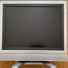 シャープAQUOS液晶カラーテレビ差し上げます