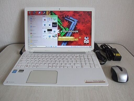 第四世代 Core i3-4005U　TOSHIBA dynabook T554/45KW　ノートパソコン （難あり）（a214）