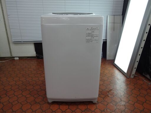 ID 019805　洗濯機　東芝　6K　２０１８年製　AW-6G6（W)