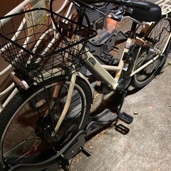 電動アシスト自転車　Neosage ベージュ