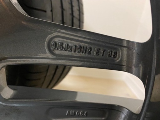 ベンツ w222 sクラス AMGホイール 275/40/R19 ピレリタイヤ付き 【公式 