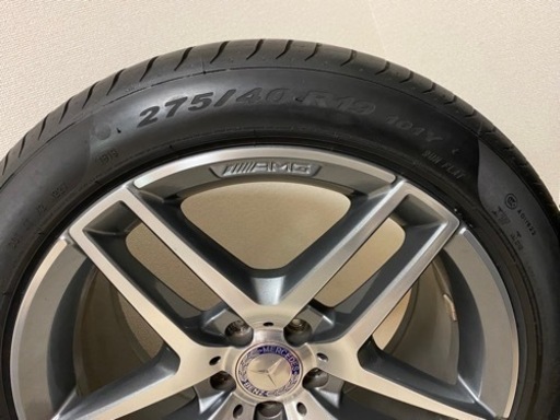 ベンツ w222 sクラス AMGホイール 275/40/R19 ピレリタイヤ付き 【公式 