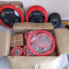IROTEC (アイロテック) ラバー バーベル ダンベル 100KGセット 安心のラバーリング
