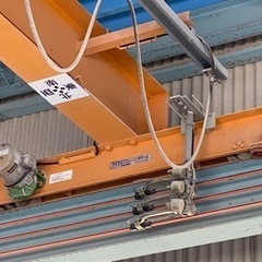 2トン　天井クレーン　一式　日本ホイスト　格安出品　日立　門型クレーン　スパン6600mm 