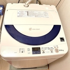 SHARP 全自動電気洗濯機　形名：ES-55E9