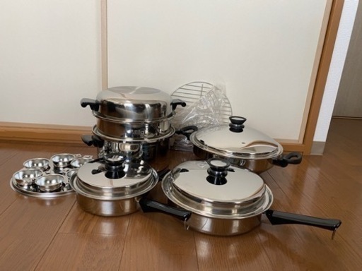 アムウェイ Amway 鍋セット アムウェイ鍋 アムウェイクイーン 7点鍋
