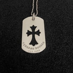 クロムハーツ 正規店購入品のドックタグネックレス