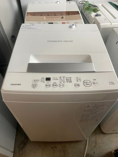 最短当日配送可★無料で配送及び設置いたします★洗濯機 東芝 AW-45M9 4.5キロ 2021年製★TOS14A