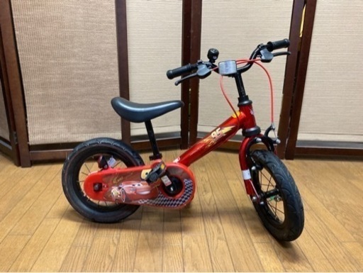 アイデス　カーズ自転車　12インチ　キックバイク