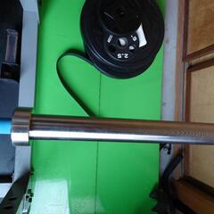 GYMWAY セラコートパワーバー　オリンピックバー　バーベル　ホームジム筋トレ