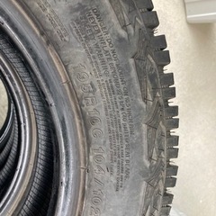 タイヤ　195 16R 5本セット