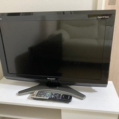 【お譲り先決定】SHARP 26V型テレビ & HDD/DVDプ...