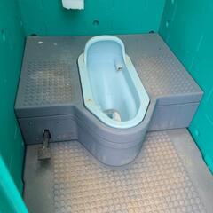 仮設トイレ　グリーン　