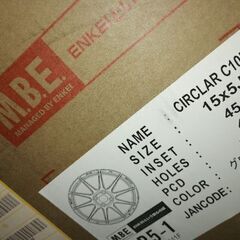 新品アルミホイール　4本　黒　 KYOHO サーキュラー C10R 15 5J 45 4穴 100