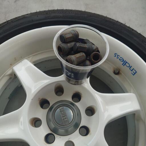 Kids Racing 16㌅ホイールセット！ 4穴マルチ！ S13 シルビア 180SX