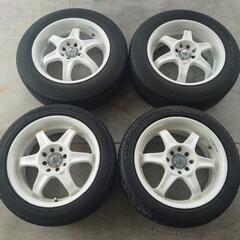 Kids Racing　16㌅ホイールセット！　４穴マルチ！　S13 シルビア 180SX　他色々！バリ山　サマータイヤ