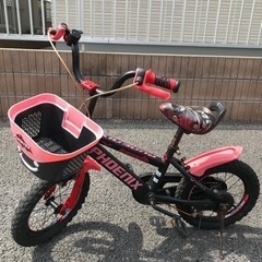 値下げ❗️こども自転車14インチ　補助輪付き