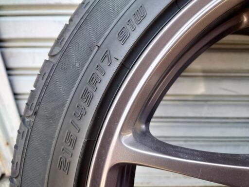 RAYS UNITED ARROWS セール 17インチ4穴 コンパクトカーに！ 