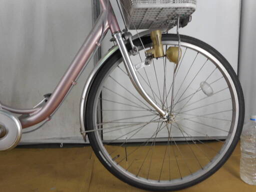 B12★9500円★ 整備済み中古自転車【ブリジストン　カルーサ　26インチ　アルミフレーム　ピンク 】