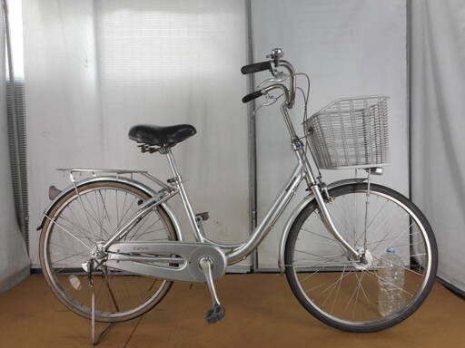 a889　14000円★ブリジストン　カルーサ　アルミフレーム★ 整備済み中古自転車 【24インチ　シルバー 】 a889 14000円☆ブリジストン カルーサ アルミフレーム☆ 整備済み中古