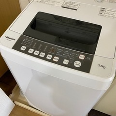 【ネット決済】【値下げ交渉可】全自動洗濯機　Hisense HW...