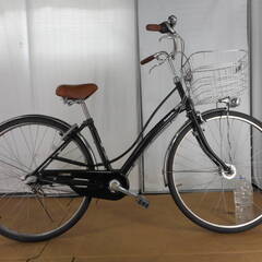 a906★17000円★パナソニック　ビアトーレ★ 整備済み中古自転車 【27インチ 　黒　3段】