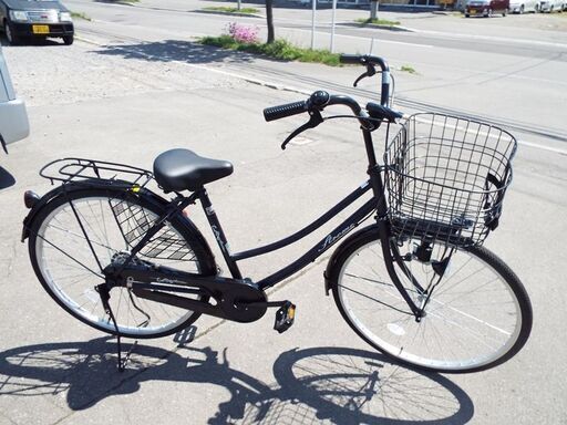 美品 シティサイクル 26インチ カゴ付き 自転車　ママチャリ