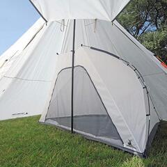 【未使用】キャプテンスタッグ(CAPTAIN STAG) テント ワンポールテント オクタゴン460UV CSクラシックステント＋グランドシート＋オプションインナーテント