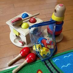 七田チャイルド　木のおもちゃ　知育玩具セット