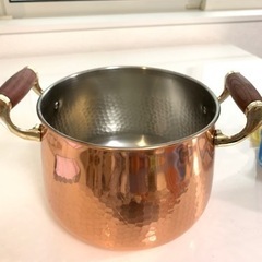 銅鍋、両手鍋。2000円