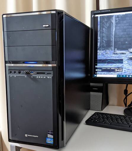 ゲーミングPC/マウスコンピューター/ Core i7搭載/ APEX Regendsインストール済み/BDドライブ搭載/ フォートナイト、Valorantにも/GTX1050 /SDカードスロット搭載/ 正規版Windows 10 Home搭載