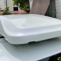 カーメイト ルーフボックス 両開き inno リッジトランクワイド 420L パールホワイト BR440-PW キャリア