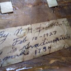 色んな意味で風変わりなOLDのような響きの◆製造国不明の1927年製ﾓﾀﾞﾝ・ヴァイオリン４／４◆