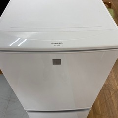 I436 ☆ SHARP 冷蔵庫 (137L) 2ドア 2016年製 ⭐動作確認済 ⭐クリーニング