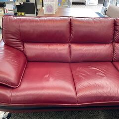 ✨NITORI(ニトリ) ロゾ4 本革カウチソファ⭐ 定価￥126,500⭐ セミハイバック✨ 