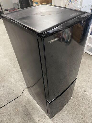 【美品】TOSHIBA 2ドア冷蔵庫 GR-M15BS 2017年製 ブラック 通電確認済み 人気 早いもの勝ち！ 引取歓迎 配送OK