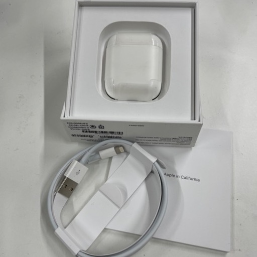 Apple AirPods 第二世代 MRXJ2J/A ワイヤレス充電 (美品)