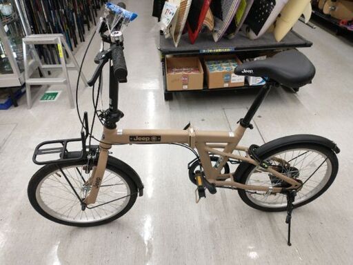Jeep 折畳み自転車 ベージュ