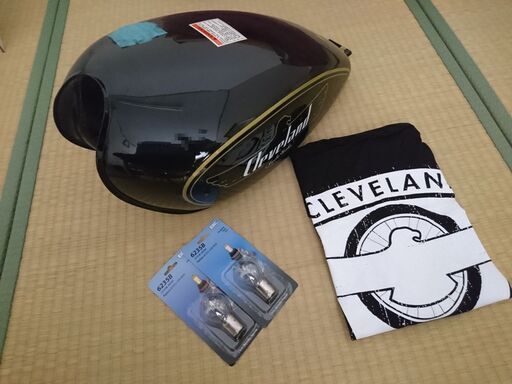 【値下げ】希少 Tha Ace 229㏄ 車検不要 CLEVELAND CYCLEWERKS 実働 ＜未使用予備タンク＆新品オフィシャルTシャツ付き‼＞　レア　程度良好　クリーブランド　クリーヴランド
