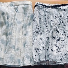 レディース夏用スカート(２枚組)