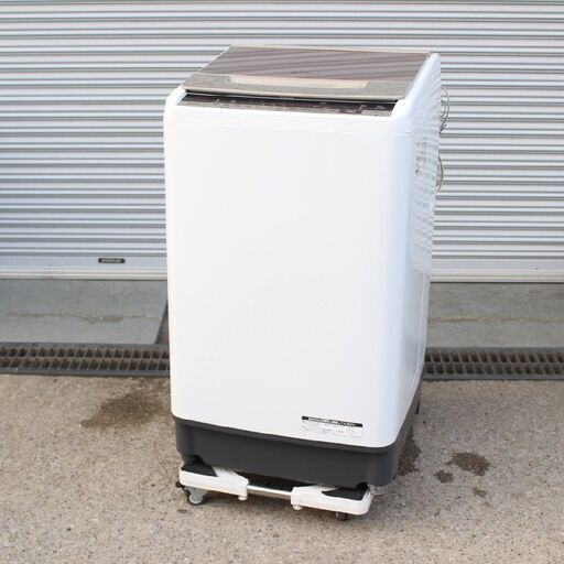 T817) 日立 BEET WASH 10.0kg 簡易乾燥機能付 2019年製 BW-V100E 10kg ナイアガラ 全自動洗濯機 縦型洗濯機 HITACHI ビートウォッシュ 家電