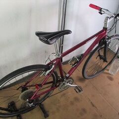 B924★23800円★整備済み スポーツ中古自転車 GIANT　GLIDE　レッド【クロスバイク】