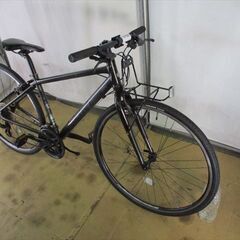 B925★23800円★整備済み スポーツ中古自転車 BS　CYLVA　42ｃｍ　ガンメタ【クロスバイク】