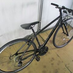 B925★23800円★整備済み スポーツ中古自転車 BS　CYLVA　42ｃｍ　ガンメタ【クロスバイク】