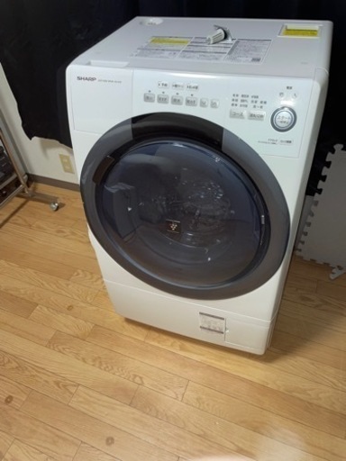 No.1422 SHARP 7/3.5kg ドラム式洗濯乾燥機　2019年製　近隣配送無料